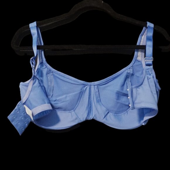 Fredrick’s of Hollywood Blue Smooth Microfiber Bra Style #51147 Size 36F - Picture 3 of 7